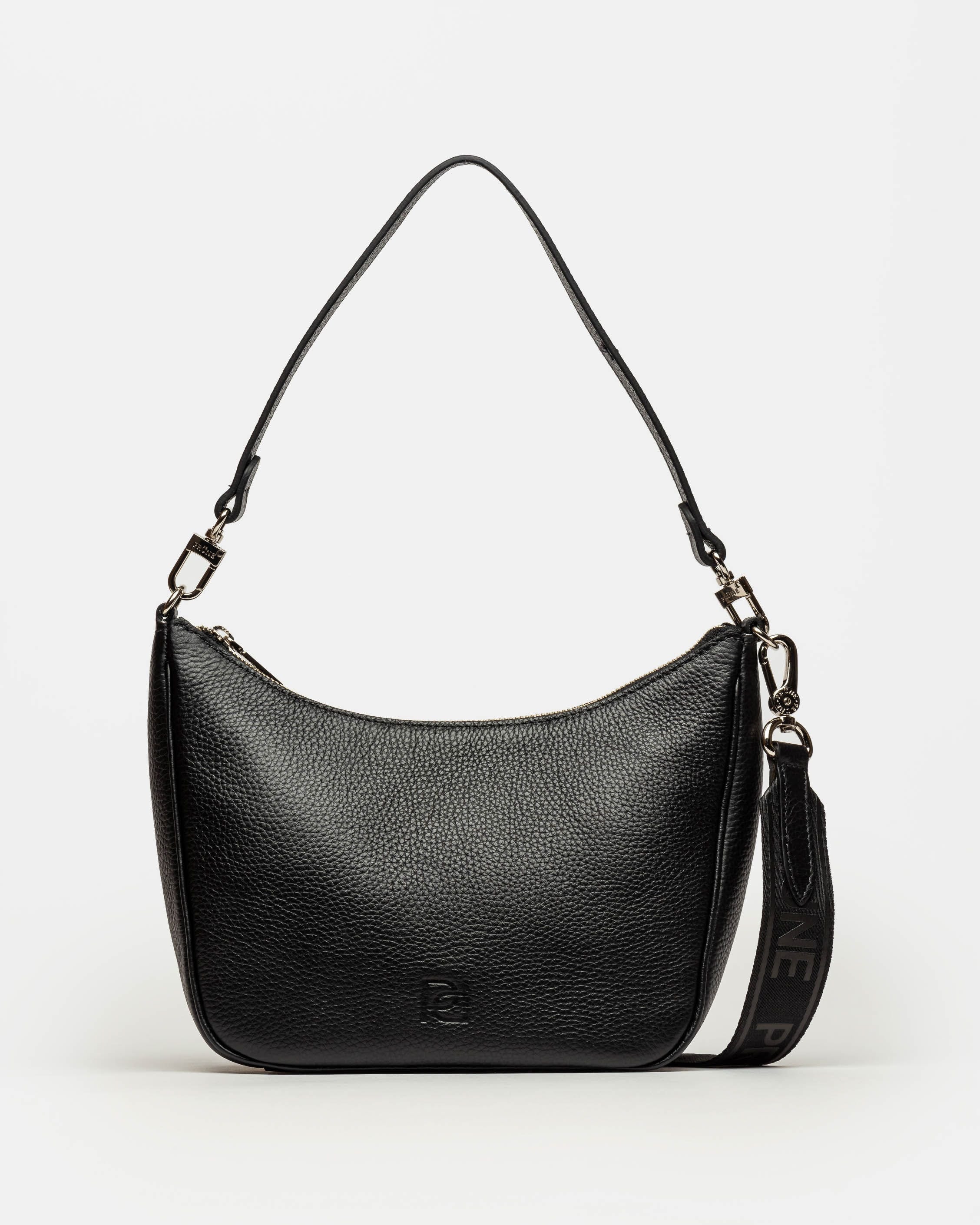 BANDOLERA VENICE EN CUERO GRANEADO